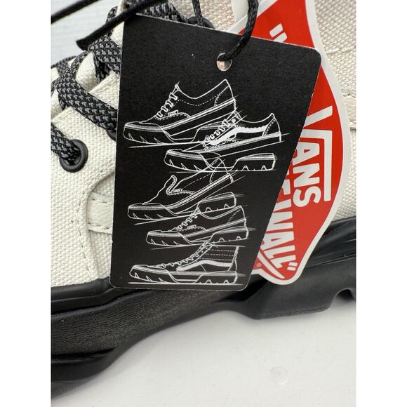 Vans Sk8-Hi Tapered Heavy Women's Size 9 Canvas White Modular Swap It Shoes NEW - Picture 3 of 16